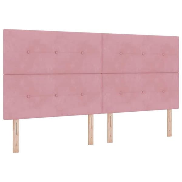 Maison Exclusive - Boxspring-sänky Rose-matolla 200 x 200 cm Sametti