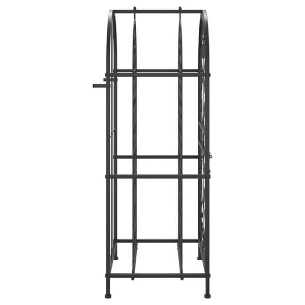 Maison Exclusive - Pulloteline 33 pullolle musta 45x36x100 cm takorautaa