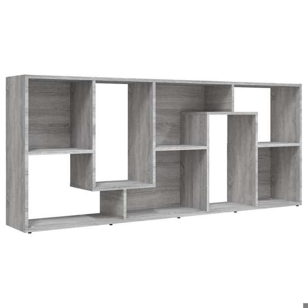 Maison Exclusive - Sonoma grå bibliotek 67x24x161 cm Ingeniørtræ