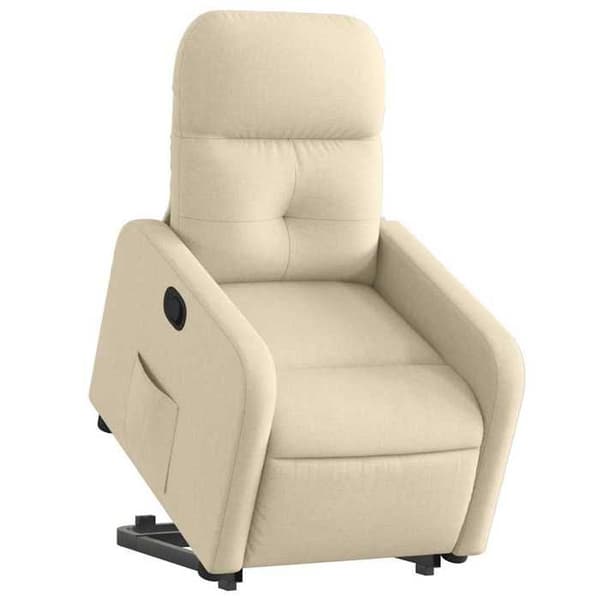 Maison Exclusive - Recliner Fåtölj Creme Tyg