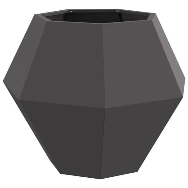 Maison Exclusive - Jardinière Sort 75 x 75 x 60 cm Stål Svart
