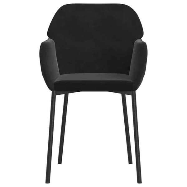 Maison Exclusive - Spisestole sæt af 2 Sort Velour