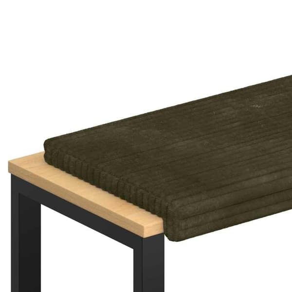Maison Exclusive - Samettinen penkkityyny, syvyys 35 cm, syvän vihreä
