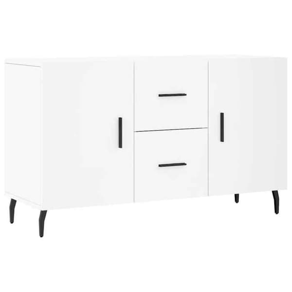 Maison Exclusive - Vit buffé 100x36x60 cm ingenjörsträ