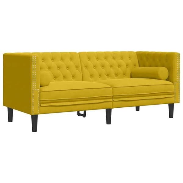 Maison Exclusive - Chesterfield sofa sæt med 2 stk. velourpuder