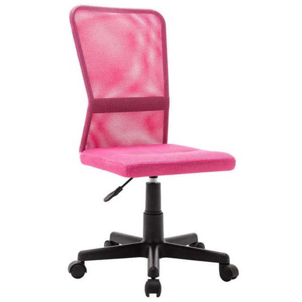 Kontorstol - EKSKLUSIV HUS - Moderne design - Rosa - Mesh ryg - Højdejusterbar Ros