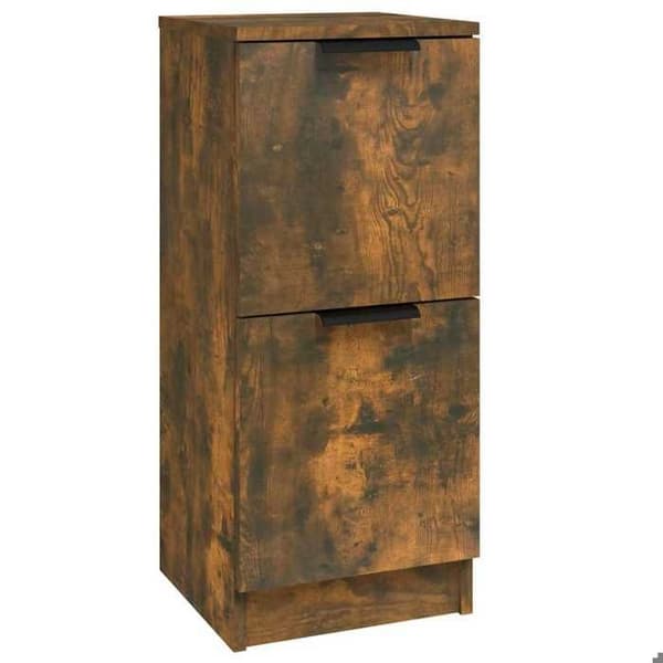 Maison Exclusive - Buffet Røget Eg 30x30x70 cm Ingeniørtræ