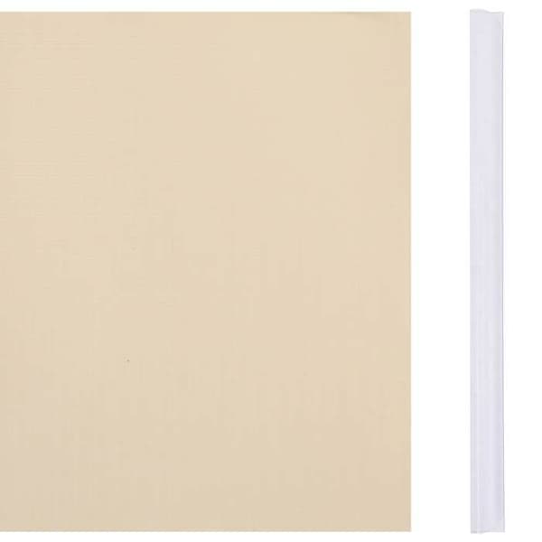 Maison Exclusive - PVC integritetsband 35 x 0,19 m Kräm Grädde