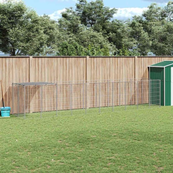Eksklusivt Hus - Sølv Hundehus 6,05 m² Stål
