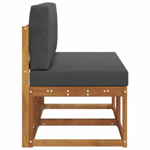 Maison Exclusive - 2-delars Soffa för utomhusbruk i Massivt Akaciaträ