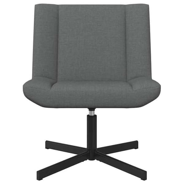 Maison Exclusive - Snurrstol Mörkgrå 63 x 75 x 76 cm tyg