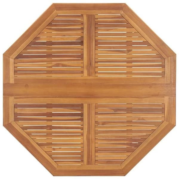 Maison Exclusive - Fällbart trädgårdsdiningbord 110x110x75 cm i massivt teak
