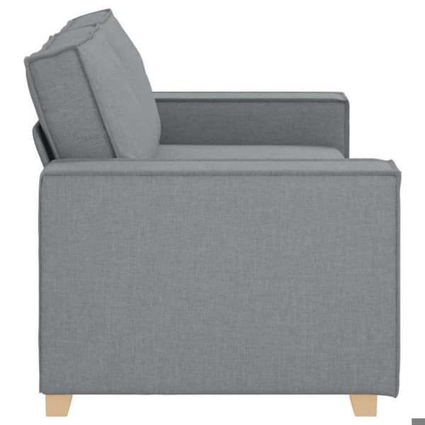 Maison Exclusive - Soffa 2 platser Ljusgrå 180x78x84 cm Tyg Ljusgrått