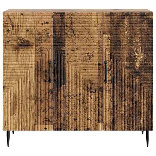 Maison Exclusive - Buffé i gammalt trä 89 x 34,5 x 80 cm Ingenjörsträ