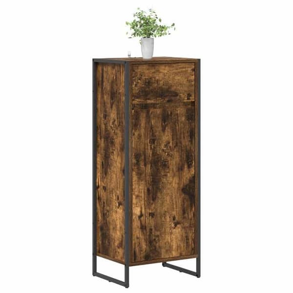 Maison Exclusive - Badeværelsesskab Røget Eg 40 x 30 x 100 cm