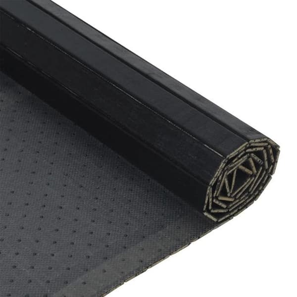 Maison Exclusive - Rektangulär svart matta 70x200 cm bambu