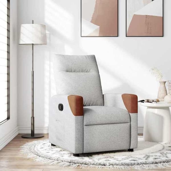 Maison Exclusive - Grå sky stof lænestol