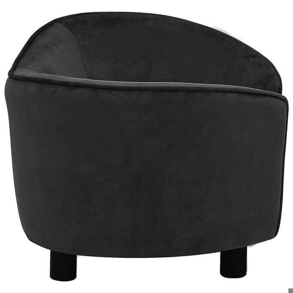 Maison Exclusive - Musta koiran sohva 69x49x40 cm Pehmeä