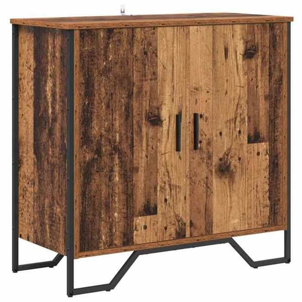 Maison Exclusive - Buffé i gammalt trä 78 x 35 x 74,5 cm