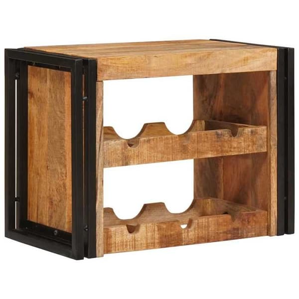 Maison Exclusive - Vinreol Brun 60 x 45 x 33 cm Solid rå mangotræ brun