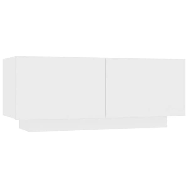 Maison Exclusive - Sängbord vit 100x35x40 cm ingenjörsträ Vit