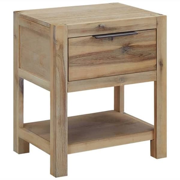 Maison Exclusive - Nattens bord med skuffe 40x30x48 cm Solid akacietræ