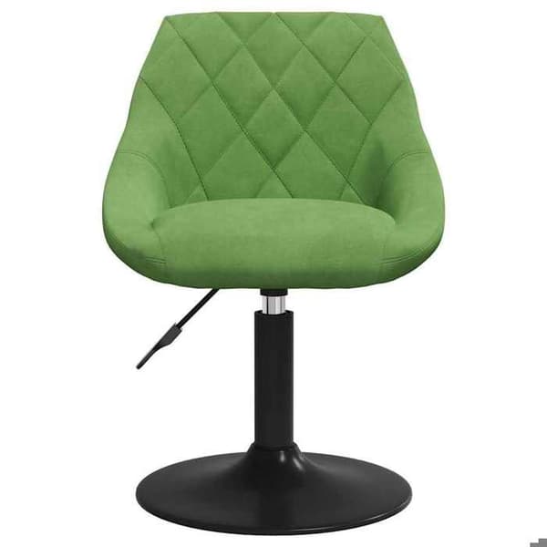 Maison Exclusive - Snurrande matstolar set om 4 ljusgrön sammet