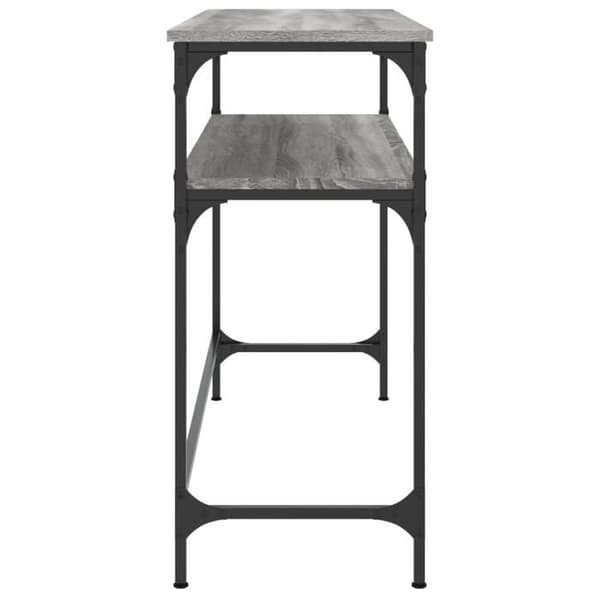 Maison Exclusive - Consolebord sonoma grå 100x35,5x75 cm ingeniørtræ Sonoma grå