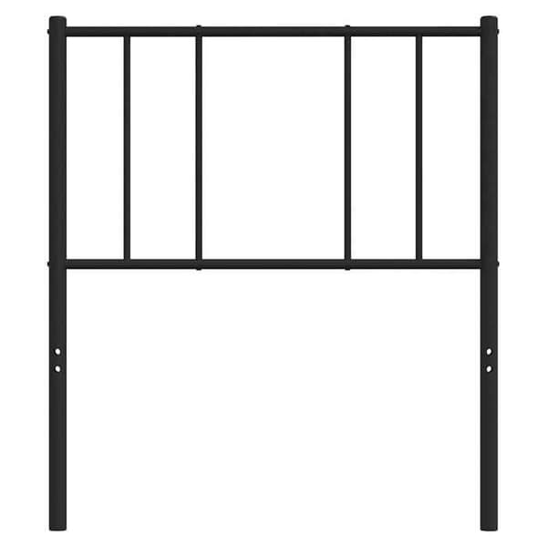 Maison Exclusive - Erstatnings hovedgærde i sort metal 90 cm