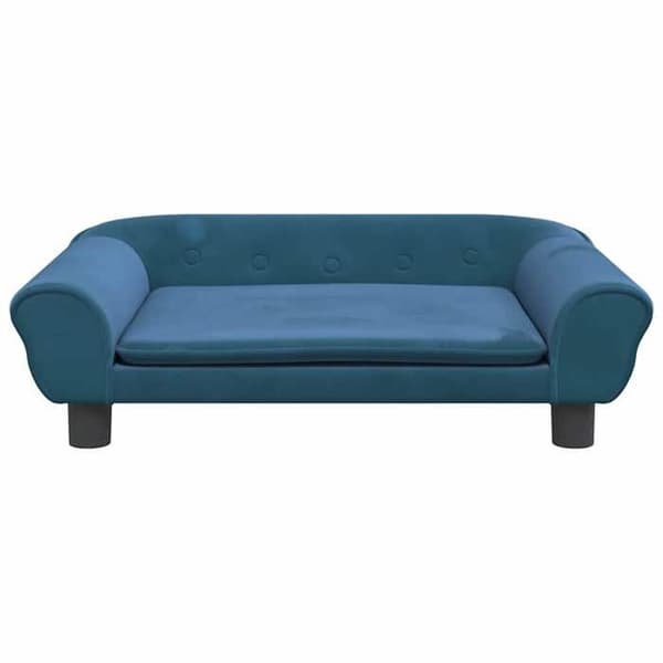 Maison Exclusive - Sininen koiranpeti 70x48x22 cm samettia Blå