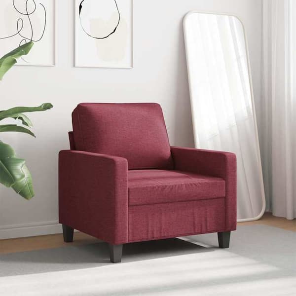Maison Exclusive - Rød bordeaux Stol 60 cm Stof