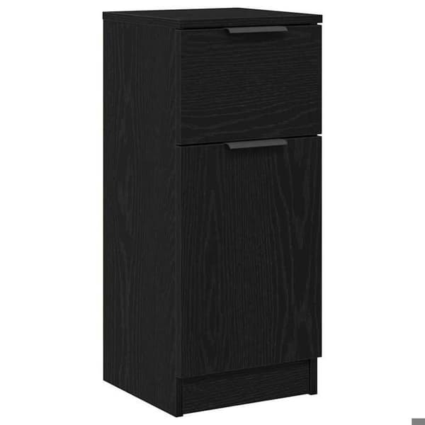Maison Exclusive - Buffet 2 stk Sort eg 30 x 30 x 70 cm Ingeniørtræ