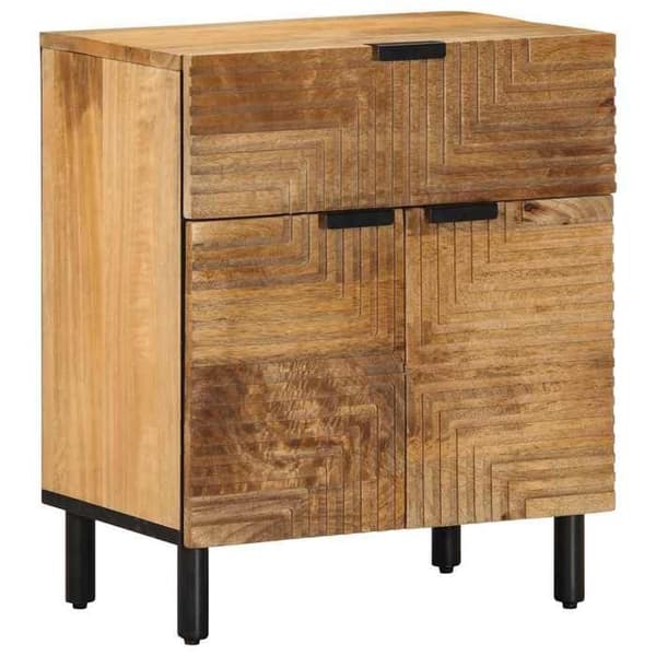 Maison Exclusive - Natbord brun 50x33x60 cm massiv mangotræ