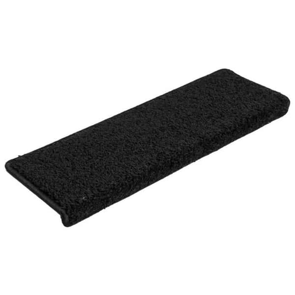 Maison Exclusive - Trappe tæppe 15 dele 65 x 21 x 4 cm Sort rektangulær kant