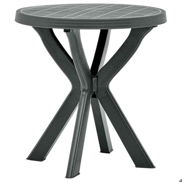 Maison Exclusive - Bistrobord Anthracite Ø70 cm Plast antracit