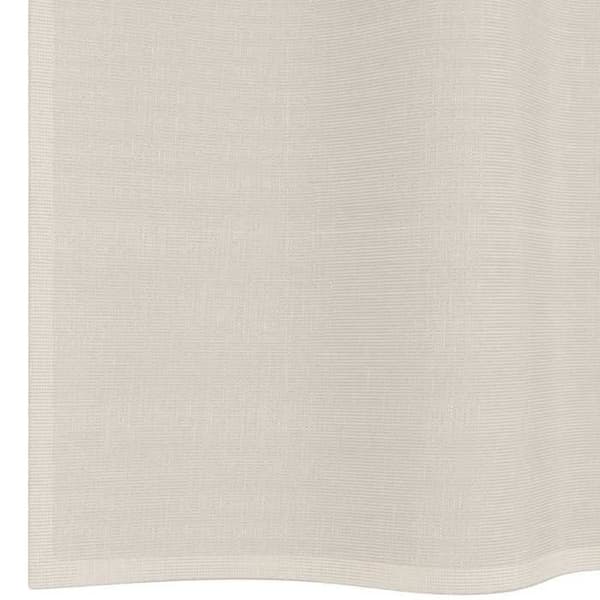 Verho - MAISON EXCLUSIVE - 140 x 245 cm (2 kpl) - Kermansävy - Polyesteri - Renkaat Grädde