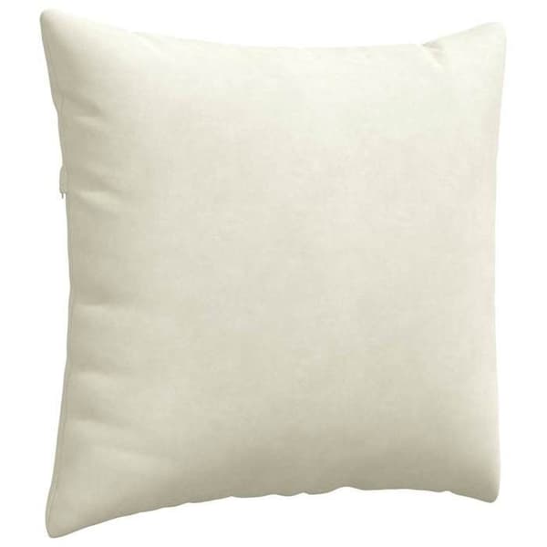 Soffkuddar - EXKLUSIV HEM - 45 x 45 cm - 2 stycken - Kordfluwel - Polyesterfyllning Grädde