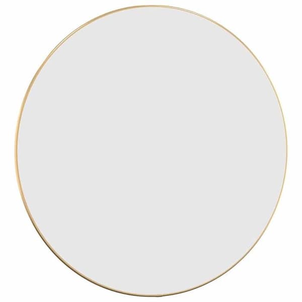 Maison Exclusive - Guldväggspegel Ø 60 cm Rund gyllene