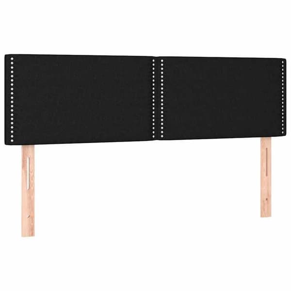 Maison Exclusive - Hovedgærder Sort 144 x 5 x 78/88 cm Stof