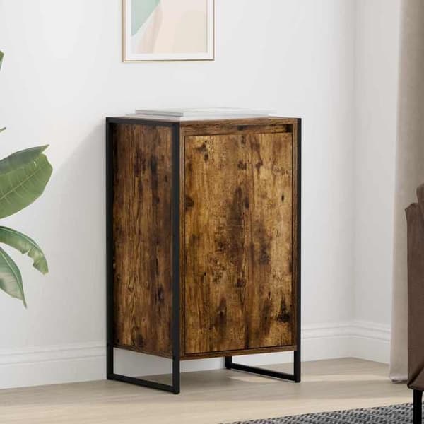 Maison Exclusive - Buffet Røget Eg 43 x 36 x 75,5 cm Ingeniørtræ