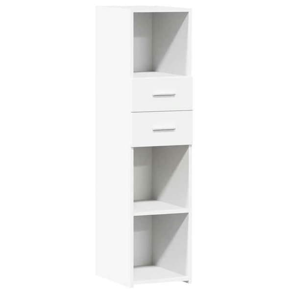 Maison Exclusive - Buffé hög vit 30x42,5x124 cm ingenjörsträ
