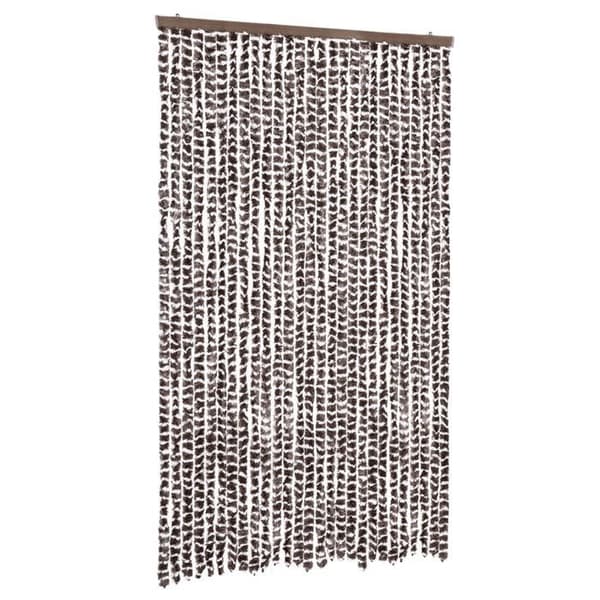 Maison Exclusive - Brun och vit myggnät 118x220 cm chenille