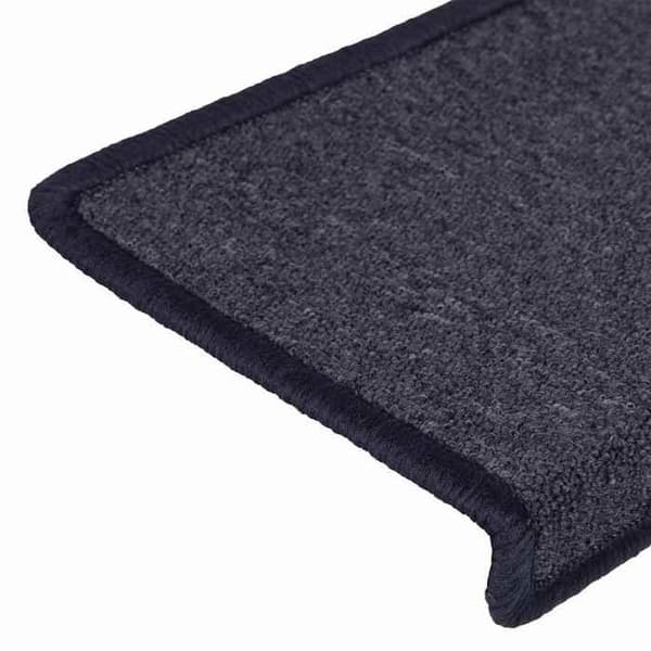 Maison Exclusive - Trappmatta 30 stycken 65 x 21 x 4 cm Mörkgrå och blå Rektangulär kant
