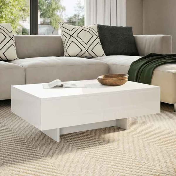 Maison Exclusive - Hvid blank sofabord Matt vit