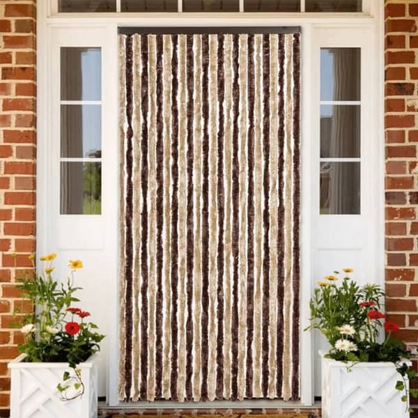 Fluegardin - EKSKLUSIV HUS - Chenille - 100x230 cm - Beige - Til dør