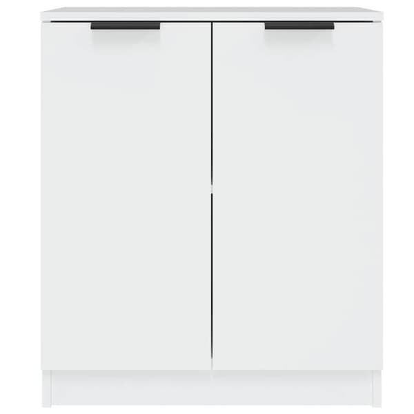 Buffé - 2 delar - Vit - 60 x 30 x 70 cm - Lättstädad ingenjörsträ Vit