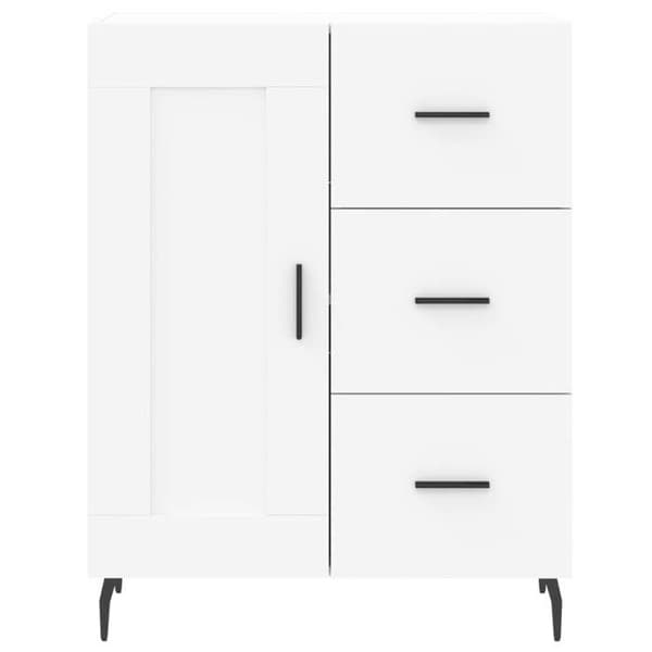 Maison Exclusive - Vit buffé 69,5x34x90 cm ingenjörsträ