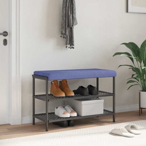 Maison Exclusive - Bænkpude Blå denim Størrelse 35 cm