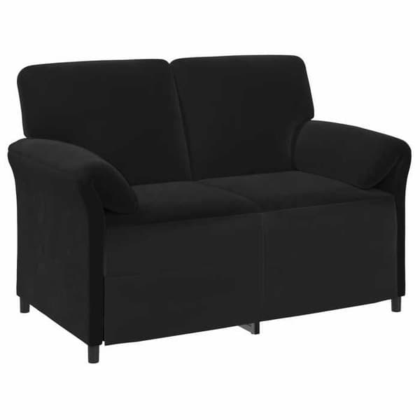 Maison Exclusive - 2 kpl sohvakokonaisuus musta sametti