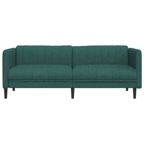 Maison Exclusive - Soffa 3-sits mörkgrön tyg